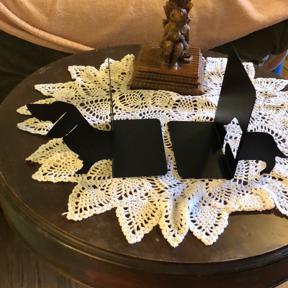 For the Dachshund Lover! Adorable Metal Bookends!!!!